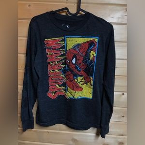 Marvel Spiderman long sleeve tee. Size large kids